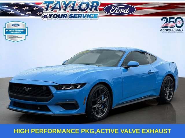 Certified 2024 Ford Mustang Premium w/ 2.3L High Performance Package RWD image 1