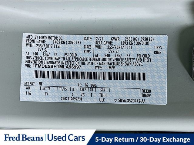 Certified 2021 Ford Bronco Big Bend image 31