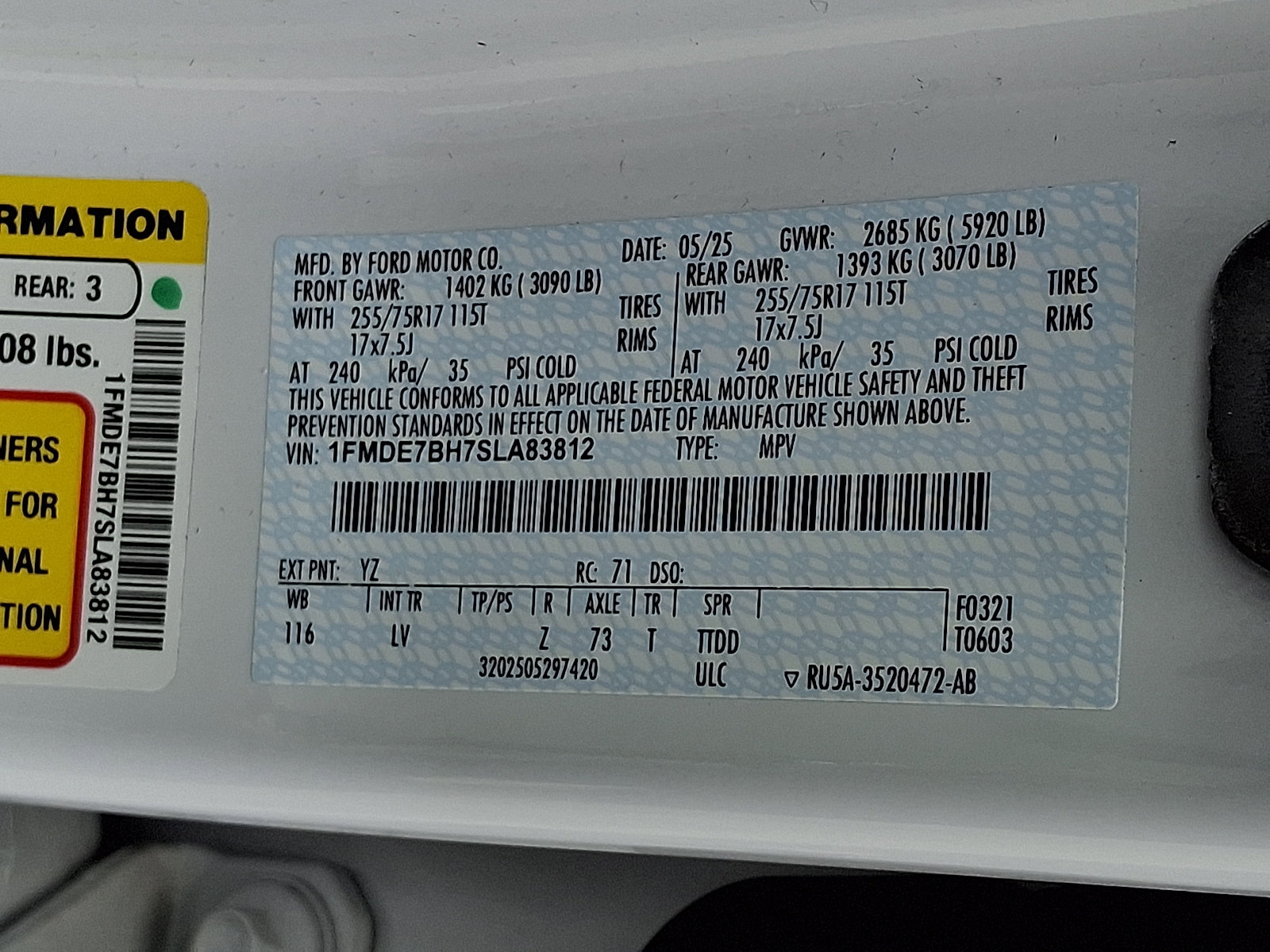 Certified 2025 Ford Bronco Big Bend AWD/4WD image 28