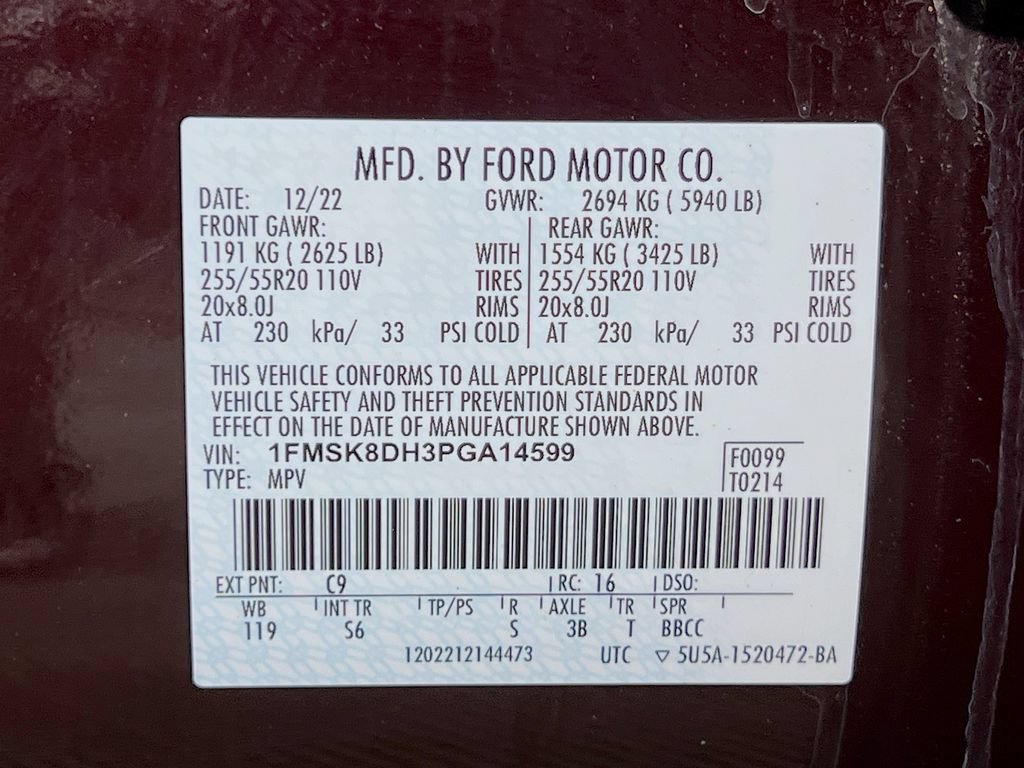 Certified 2023 Ford Explorer XLT w/ Equipment Group 202A AWD/4WD image 38