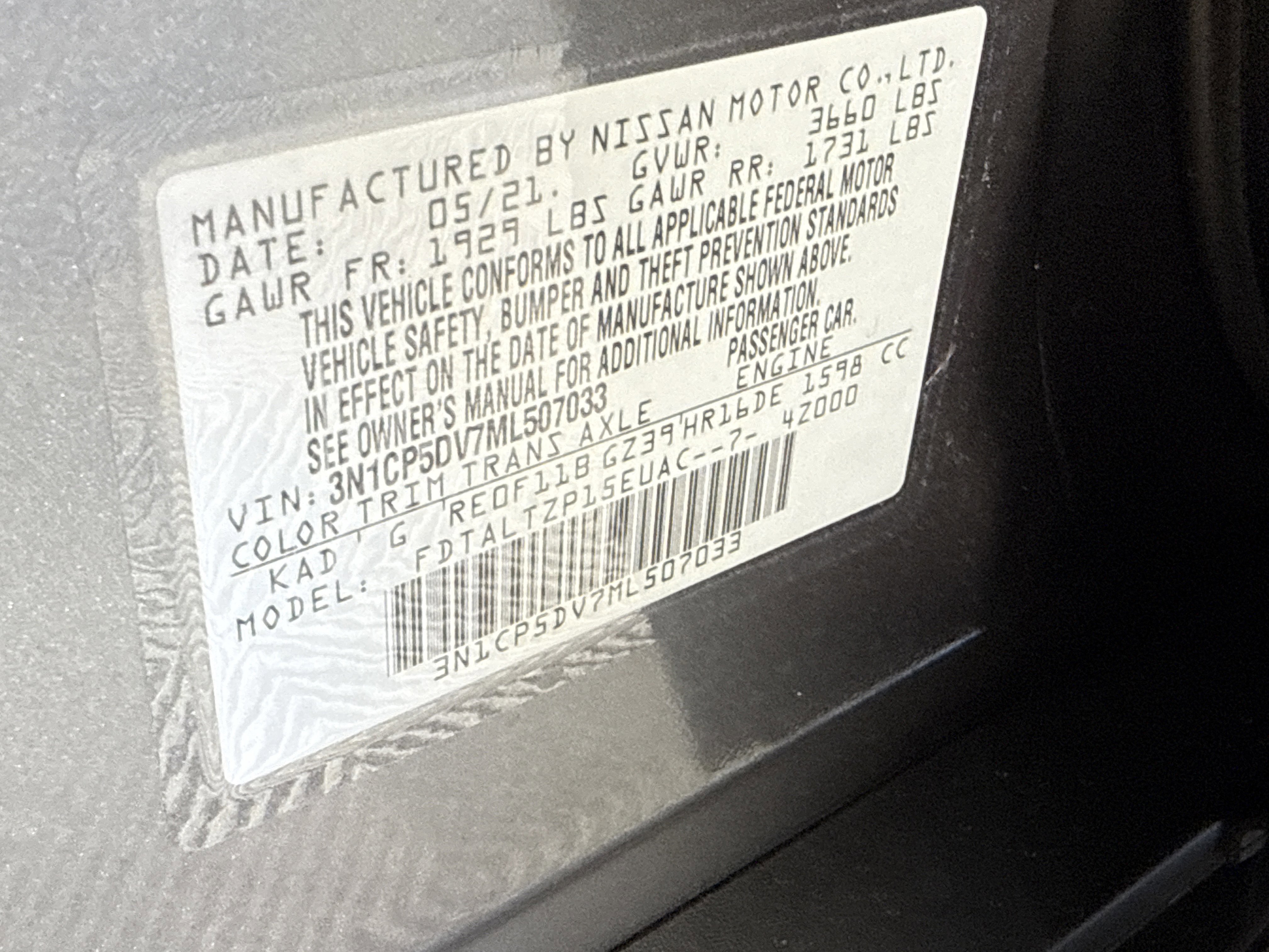 Used 2021 Nissan Kicks SR w/ Interior Electronics Package image 28