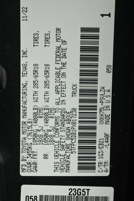 Used 2023 Toyota Tundra TRD Pro AWD/4WD image 48