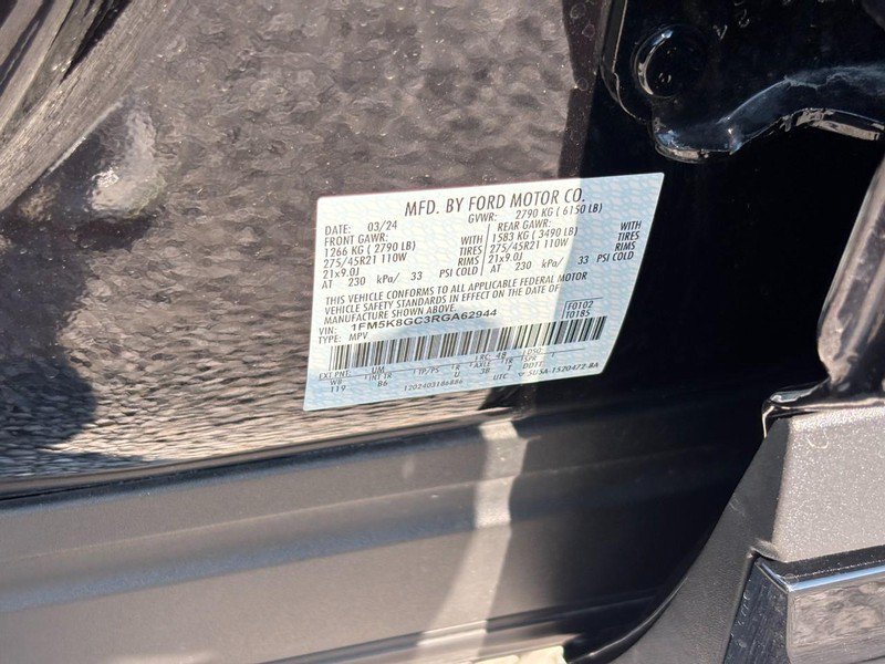 Certified 2024 Ford Explorer ST w/ Equipment Group 401A AWD/4WD image 27