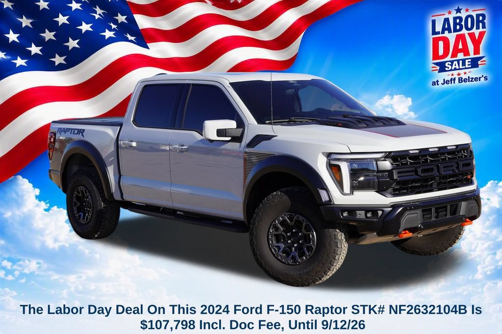 Certified 2024 Ford F150 Raptor w/ Equipment Group 803A Raptor R