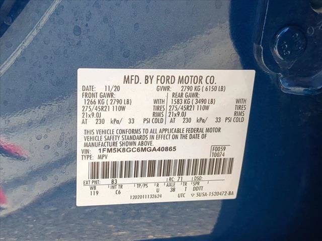 Certified 2021 Ford Explorer ST w/ Equipment Group 401A AWD/4WD image 26