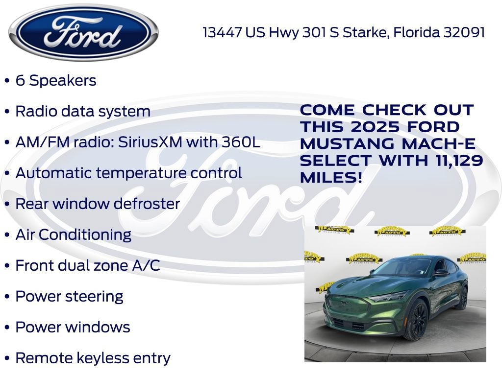 Certified 2025 Ford Mustang Mach-E Select w/ Comfort Package Lite AWD/4WD image 27