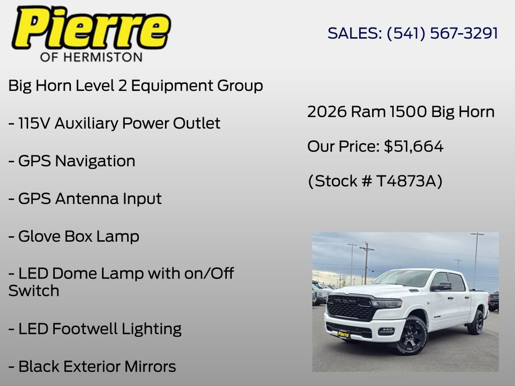Used 2026 RAM 1500 Big Horn AWD/4WD image 18