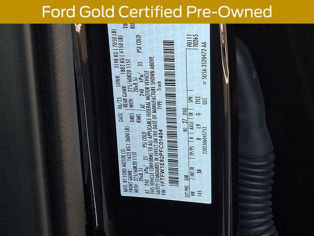 Certified 2023 Ford F150 Platinum w/ Equipment Group 701A High AWD/4WD image 36