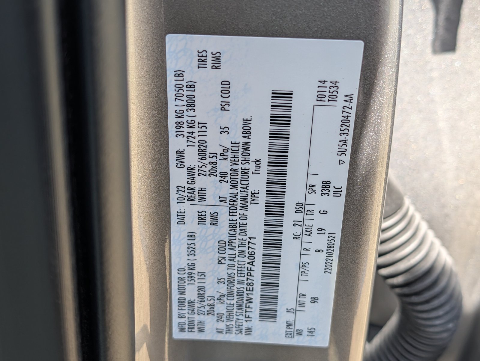 Certified 2023 Ford F150 Platinum w/ Equipment Group 701A High AWD/4WD image 14