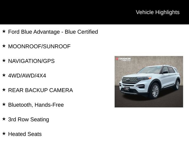 Certified 2020 Ford Explorer Limited w/ Class III Trailer Tow Package AWD/4WD image 2