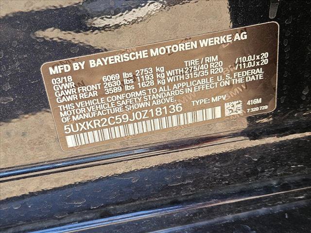 Used 2018 BMW X5 sDrive35i w/ M Sport Package RWD image 29