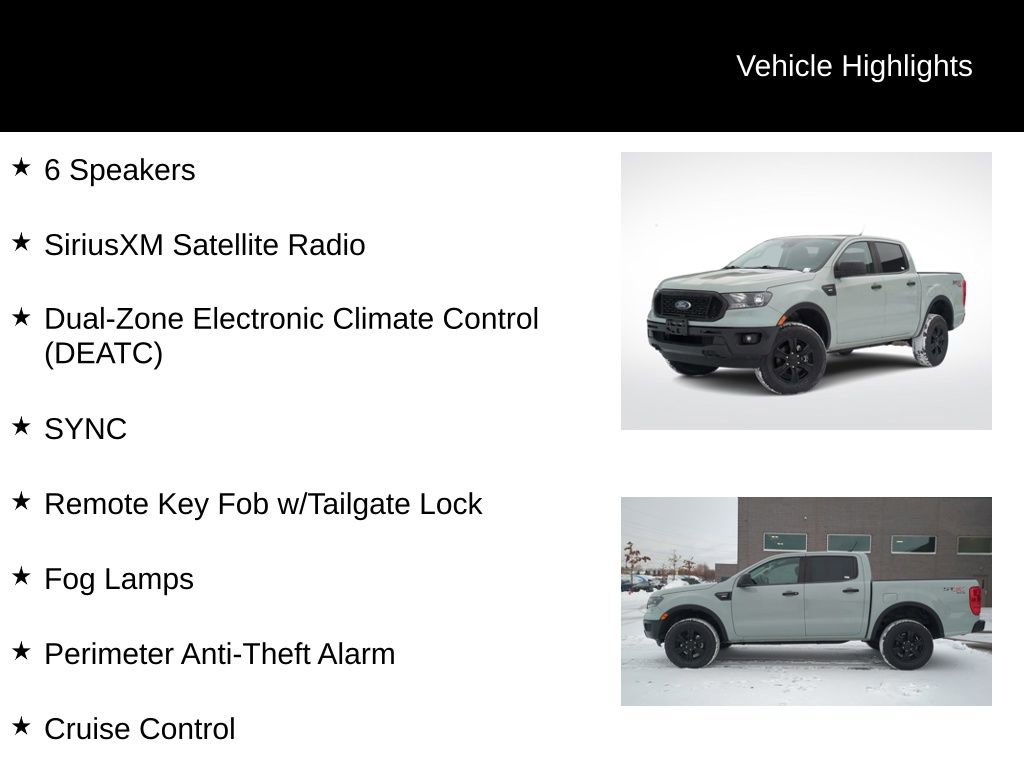 Certified 2022 Ford Ranger XL w/ Equipment Group 101A High image 26