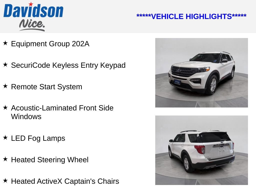 Certified 2023 Ford Explorer XLT w/ Equipment Group 202A AWD/4WD image 4