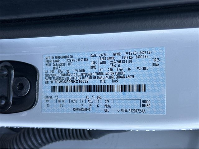 Certified 2024 Ford F150 XLT w/ Equipment Group 302A MID image 45