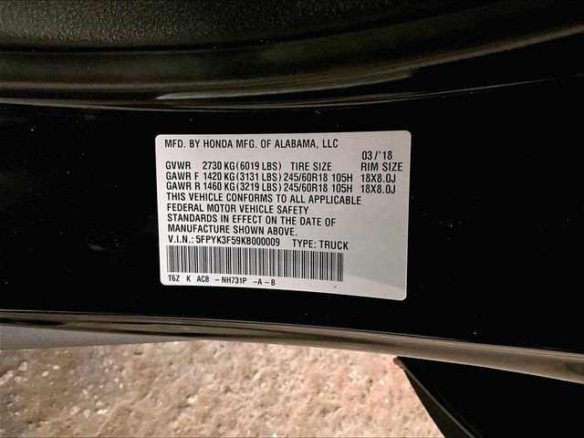 Used 2019 Honda Ridgeline RTL image 34