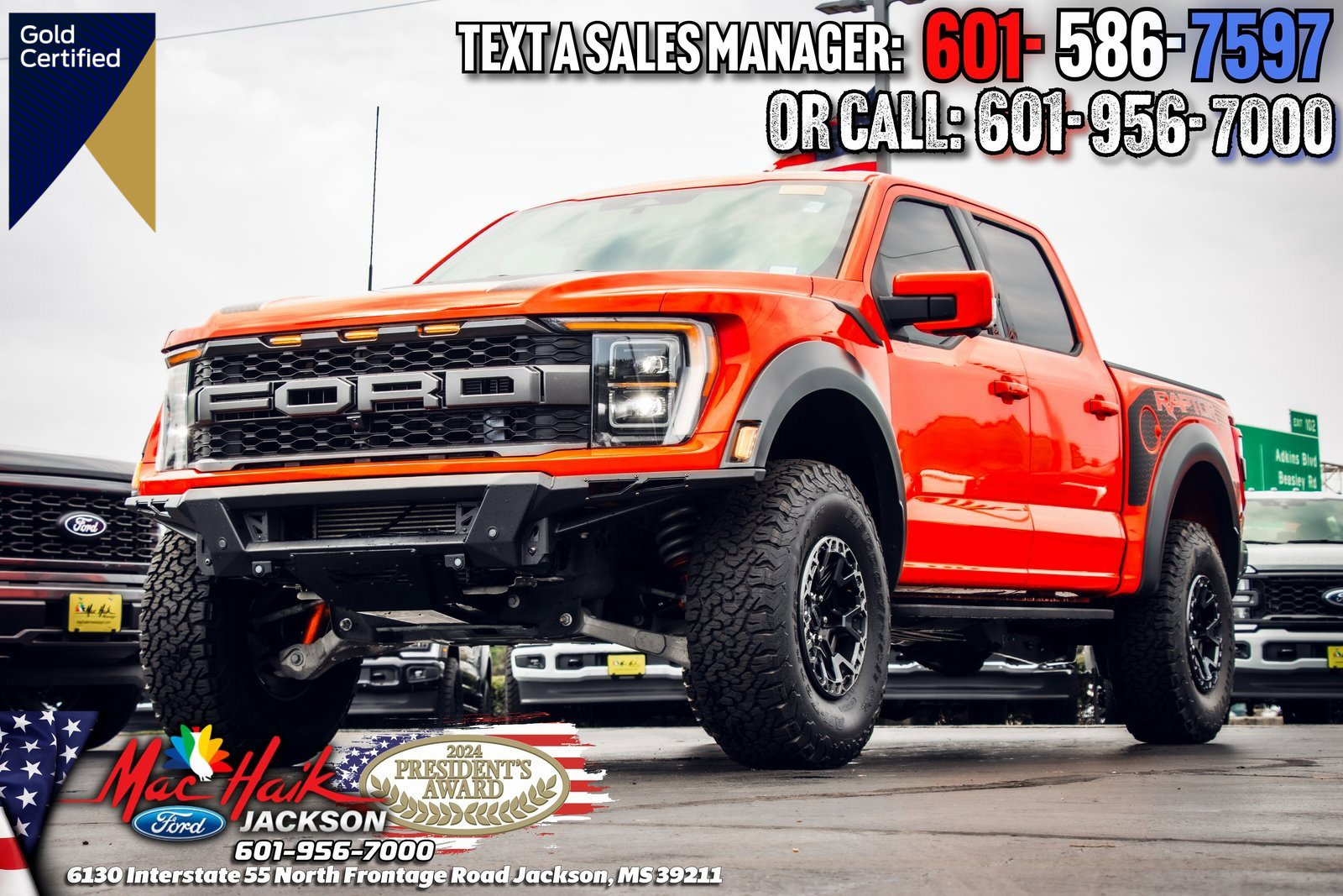 Certified 2023 Ford F150 Raptor
