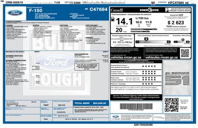 Certified 2017 Ford F150 XLT w/ FX4 Off-Road Package image 3