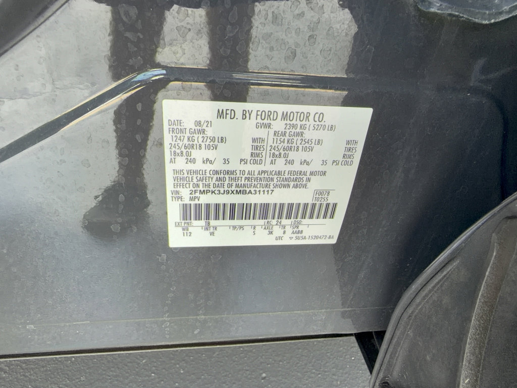 Certified 2021 Ford Edge SEL w/ Convenience Package FWD image 31