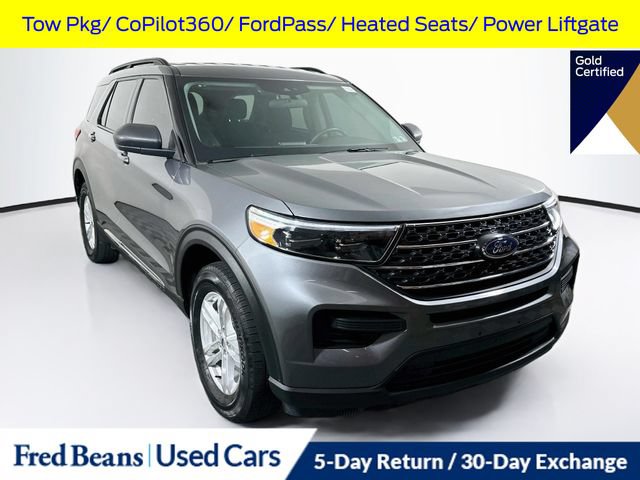 Certified 2023 Ford Explorer XLT w/ Class IV Trailer Tow Package AWD/4WD image 1