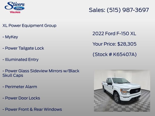 Certified 2022 Ford F150 XL w/ STX Appearance Package AWD/4WD image 16