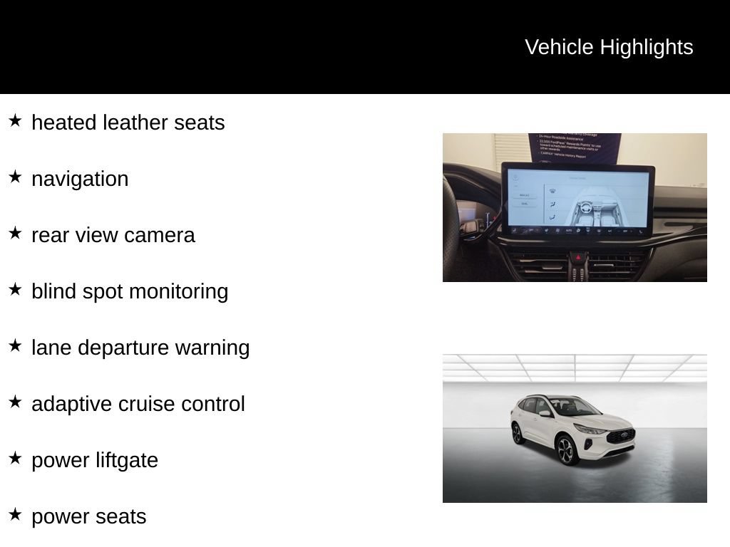 Certified 2024 Ford Escape ST-Line Select w/ Tech Pack #1 AWD/4WD image 11
