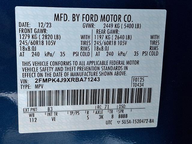 Certified 2024 Ford Edge SEL image 24