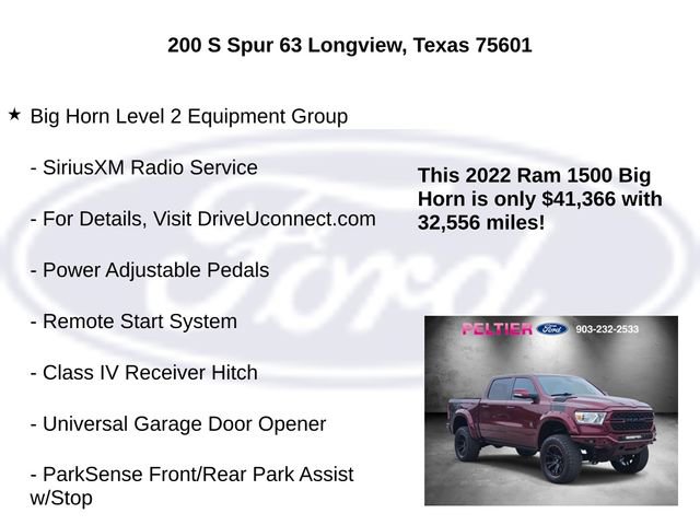 Used 2022 RAM 1500 Big Horn AWD/4WD image 30