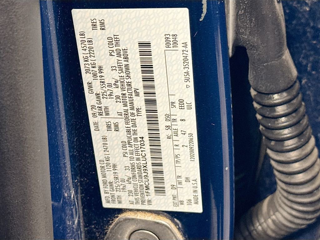 Certified 2020 Ford Escape Titanium image 25