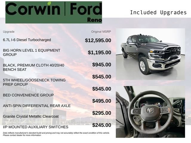 Used 2025 RAM 2500 Big Horn AWD/4WD image 3