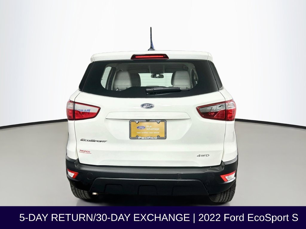 Certified 2022 Ford EcoSport S AWD/4WD image 7
