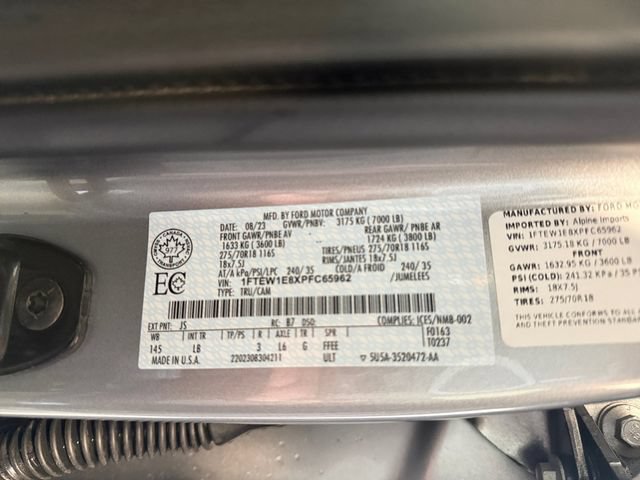 Certified 2023 Ford F150 Tremor w/ 360 Degree Camera Package AWD/4WD image 25