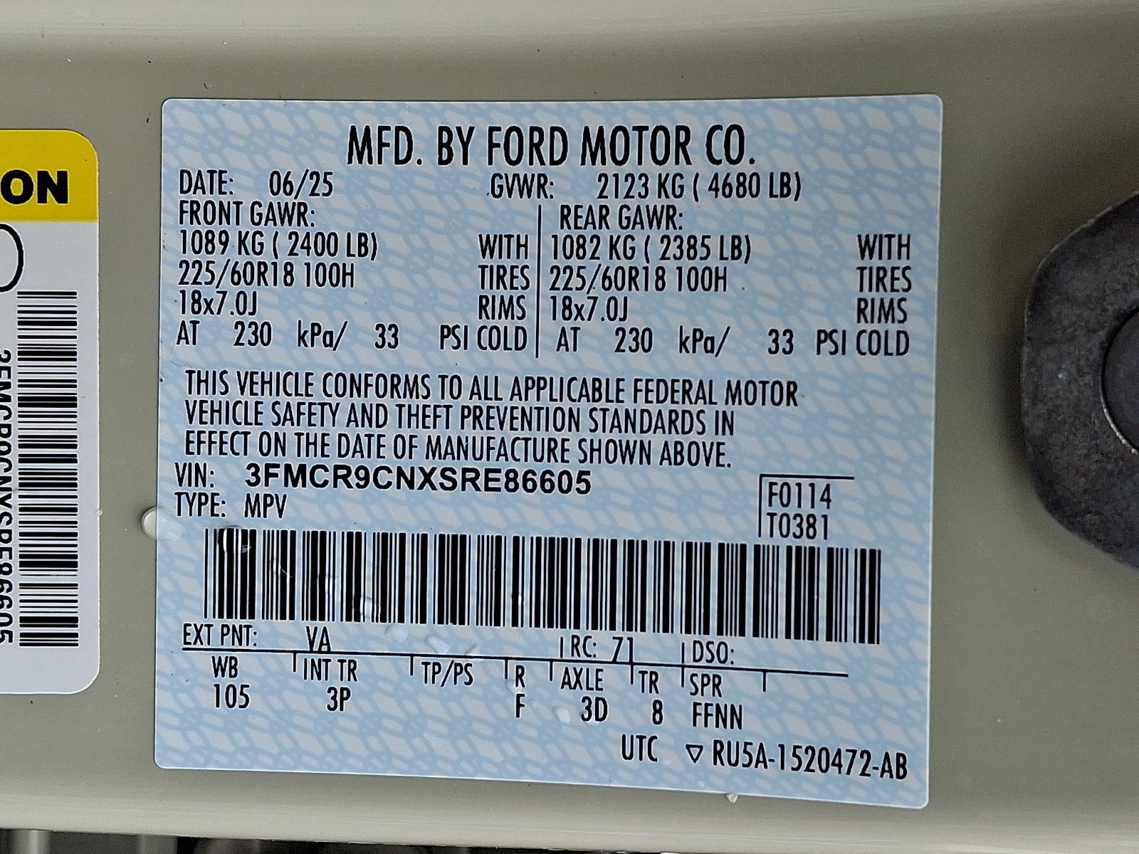 Certified 2025 Ford Bronco Sport Outer Banks w/ Outer Banks Tech Package+ AWD/4WD image 27