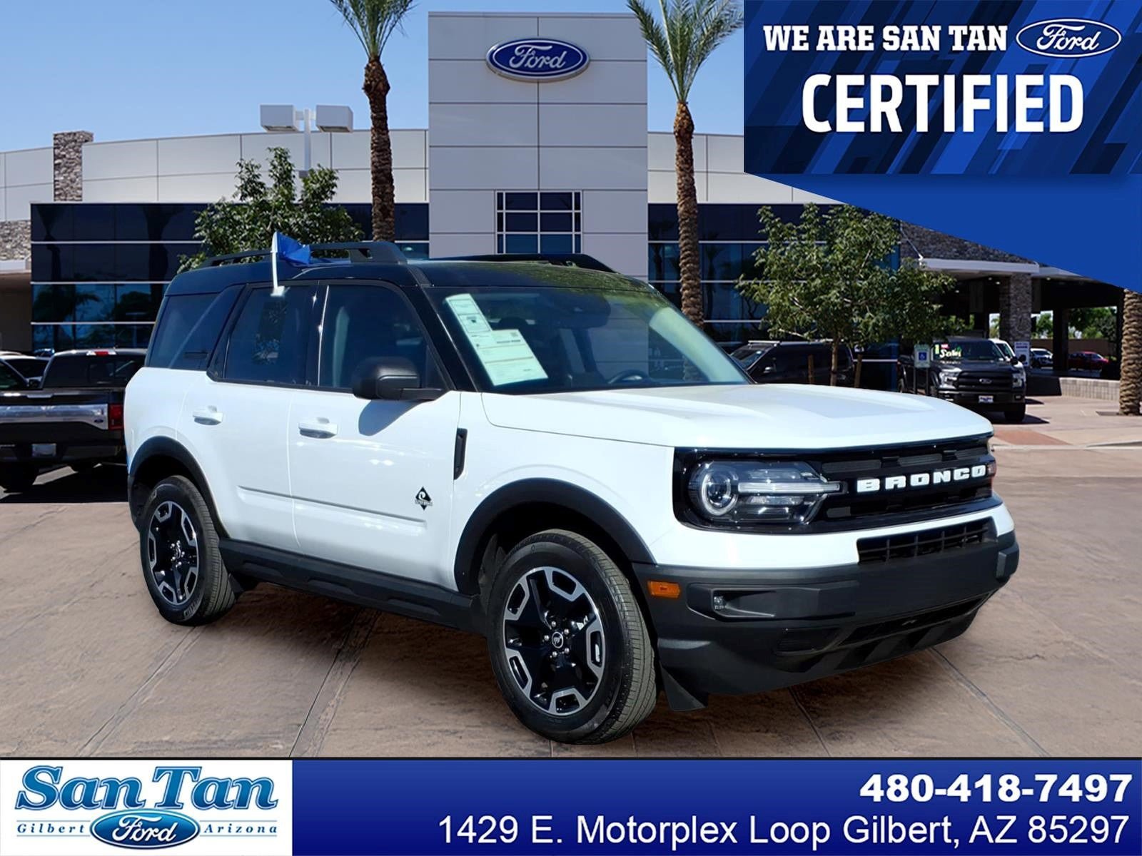 Certified 2024 Ford Bronco Sport Outer Banks