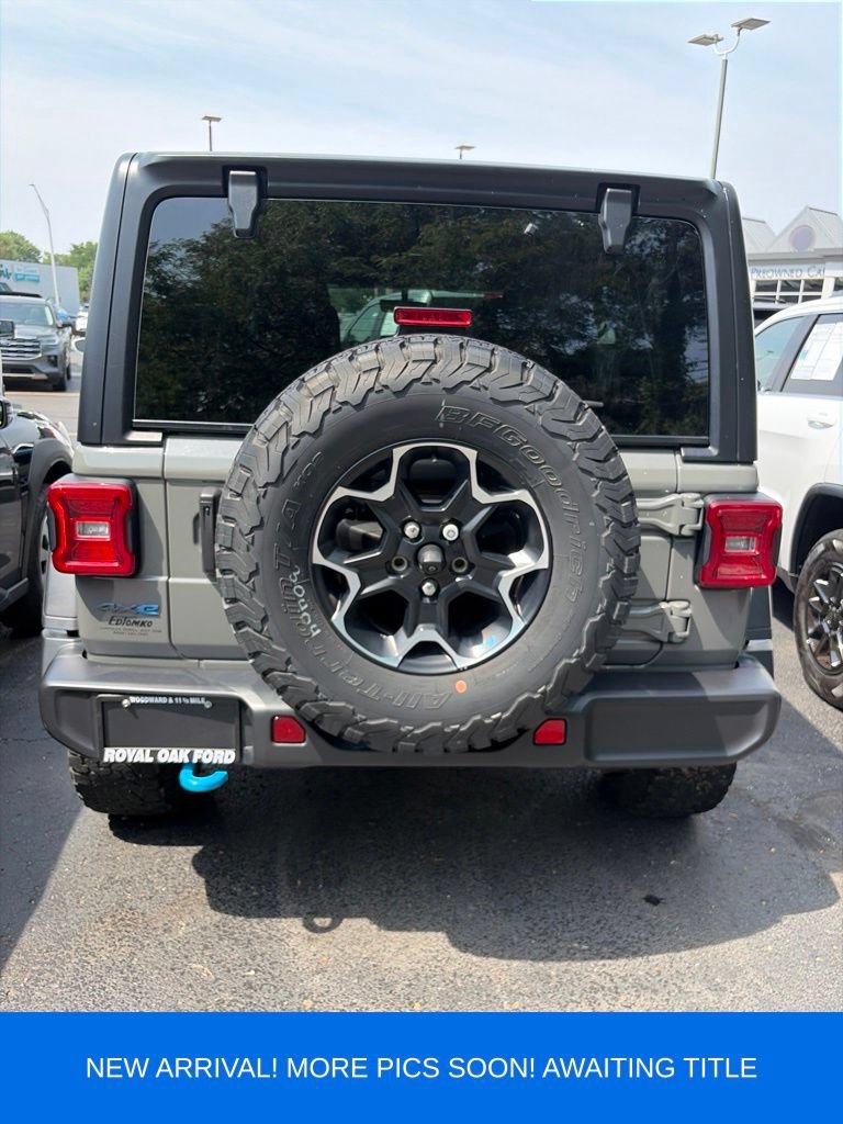 Used 2023 Jeep Wrangler Unlimited Rubicon 4xe w/ Cold Weather Group AWD/4WD image 3