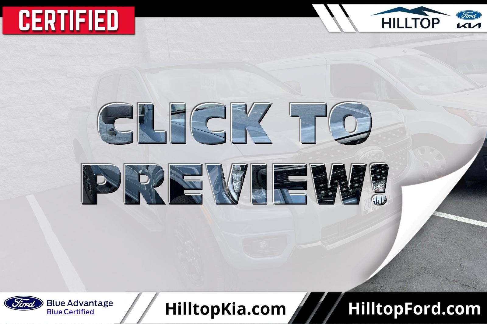 Certified 2025 Ford Ranger XLT w/ FX4 Off-Road Package