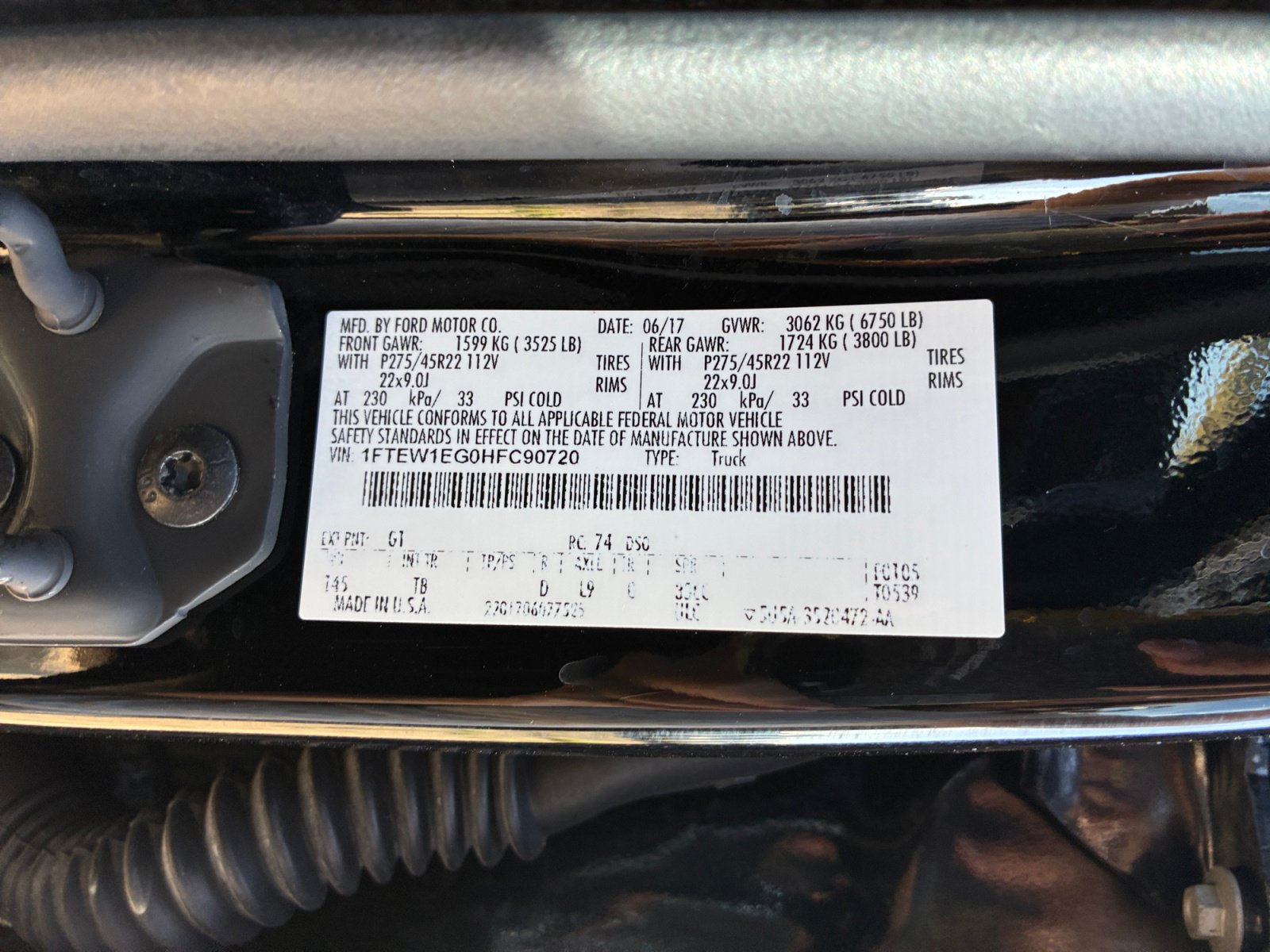 Certified 2017 Ford F150 Limited w/ Trailer Tow Package AWD/4WD image 25