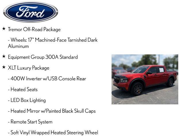 Certified 2024 Ford Maverick Tremor w/ Tremor Off-Road Package AWD/4WD image 13