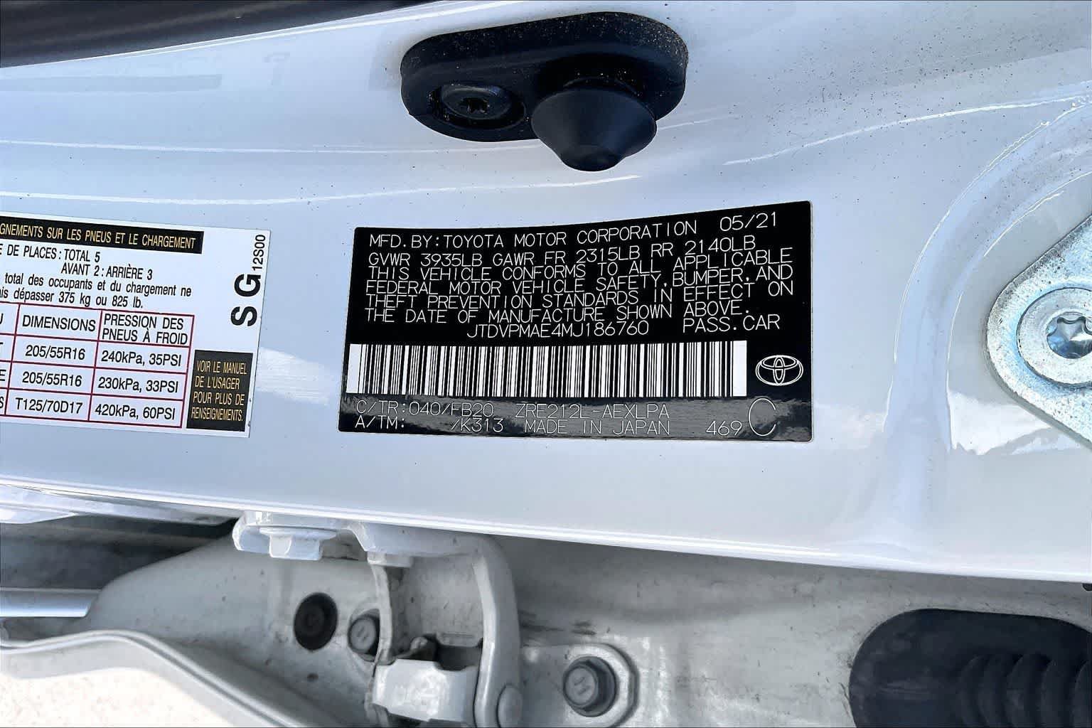 Used 2021 Toyota Corolla LE FWD image 20
