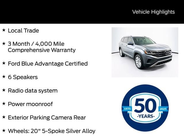 Used 2021 Volkswagen Atlas SEL image 10