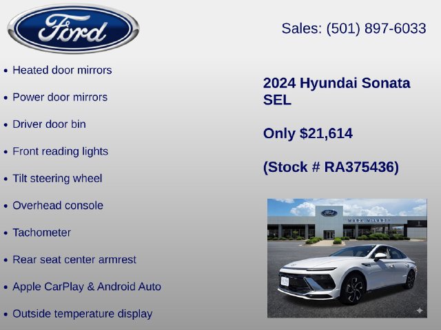Used 2024 Hyundai Sonata SEL FWD image 30