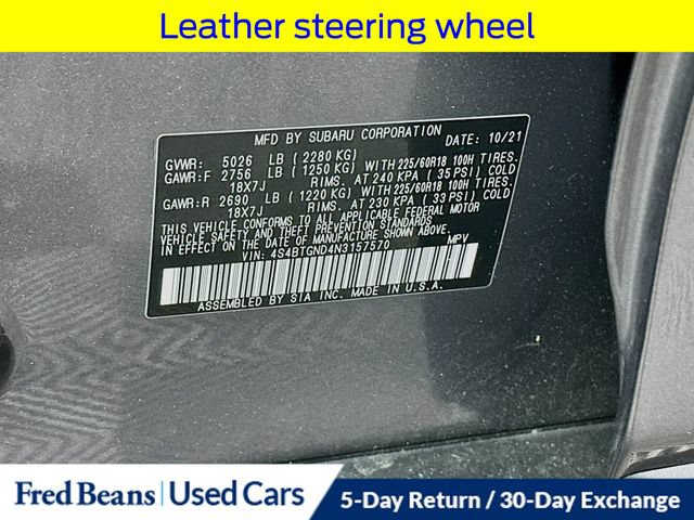 Used 2022 Subaru Outback Limited XT AWD/4WD image 40