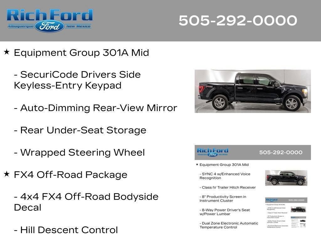 Certified 2023 Ford F150 XLT w/ Equipment Group 301A Mid AWD/4WD image 28