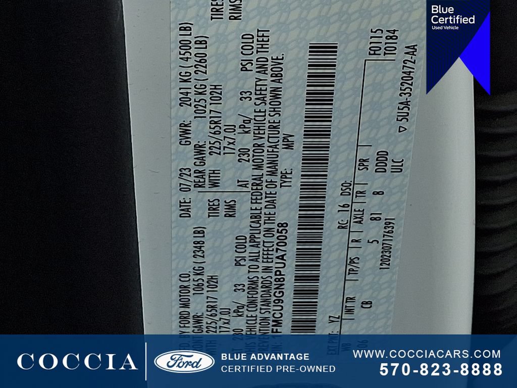 Certified 2023 Ford Escape Active w/ Tech Pack #1 AWD/4WD image 26