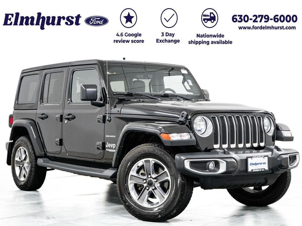 Used 2020 Jeep Wrangler Unlimited Sahara w/ Dual Top Group AWD/4WD image 1