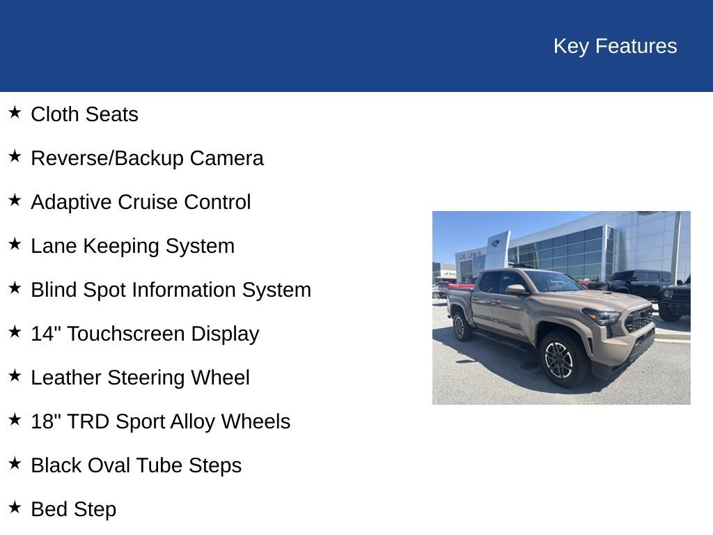 Used 2026 Toyota Tacoma TRD Sport RWD image 16