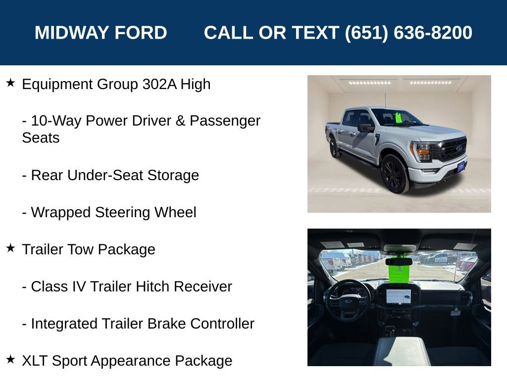 Certified 2023 Ford F150 XLT w/ Equipment Group 302A High image 18