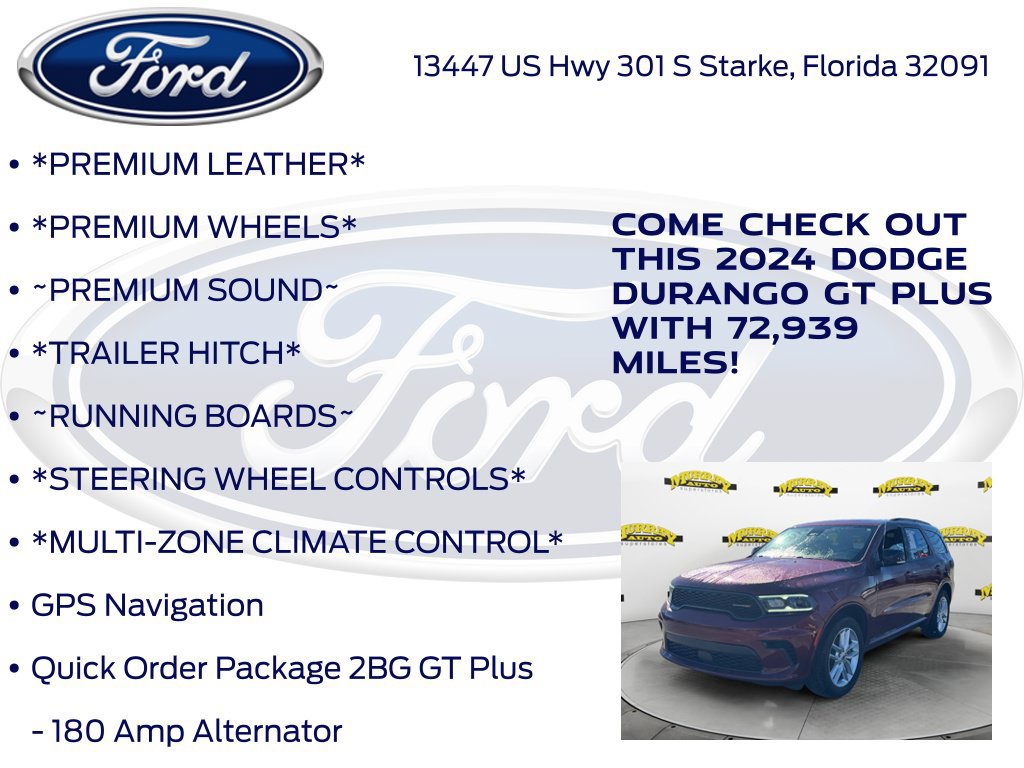 Used 2024 Dodge Durango GT AWD/4WD image 17