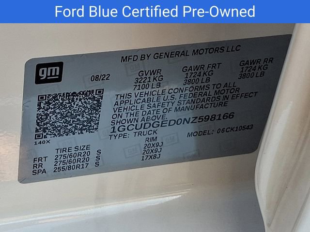 Used 2022 Chevrolet Silverado 1500 LTZ image 30