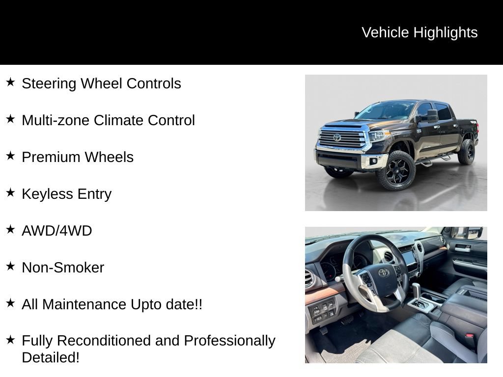 Used 2019 Toyota Tundra Limited w/ Limited Premium Package AWD/4WD image 16