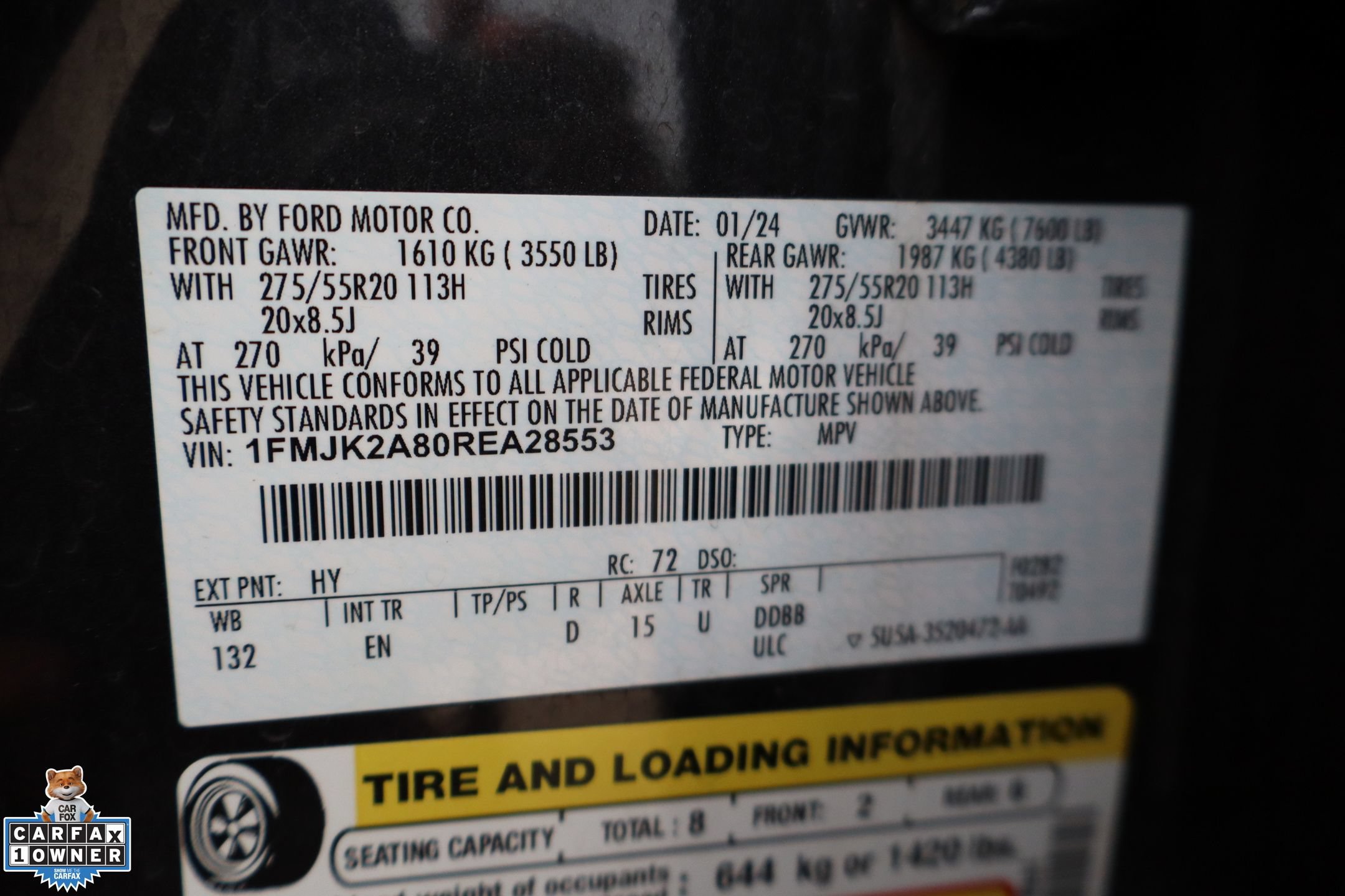 Certified 2024 Ford Expedition Max Limited AWD/4WD image 34